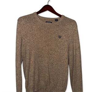 Chaps Beige Crewneck Sweater
